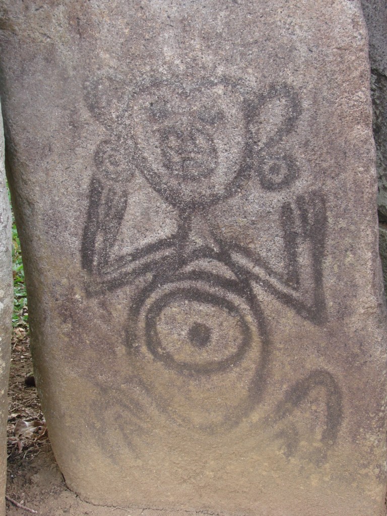 petroglyph symbolizing a woman