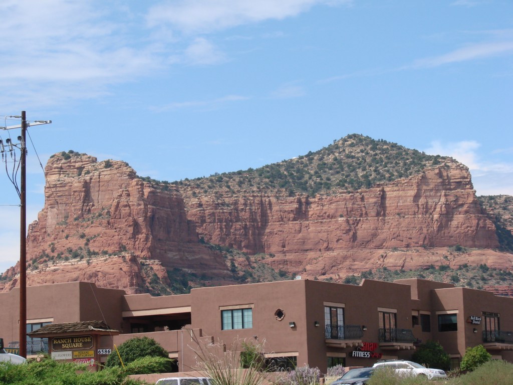 one of many Sedona's red-rock formations