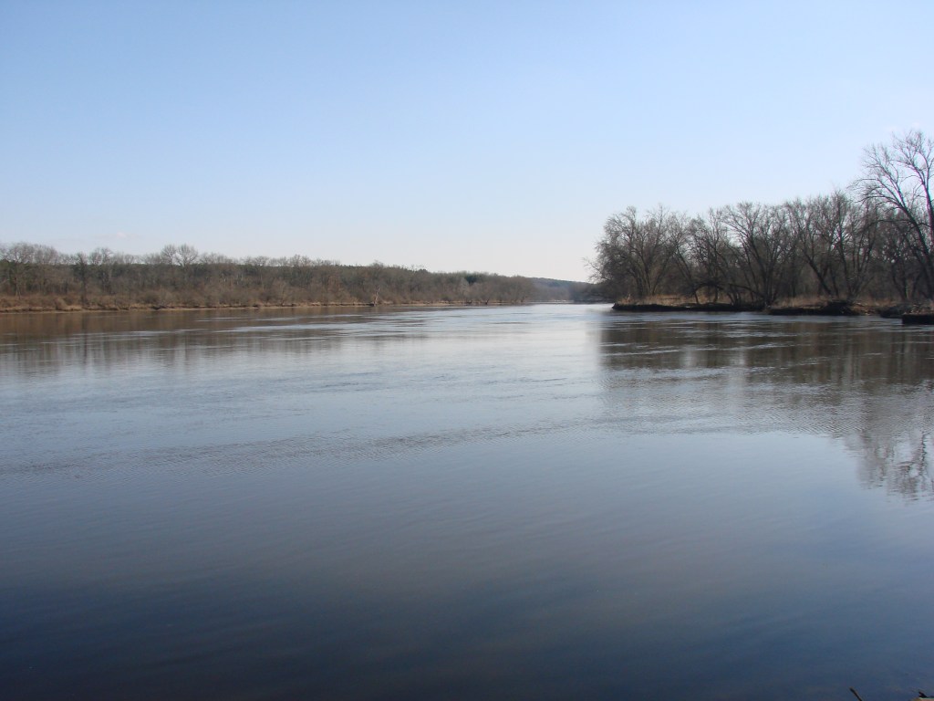 Overlooking the Rock River in Illinois
