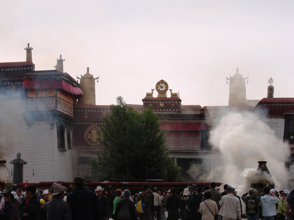 downtown Lhasa, Tibet