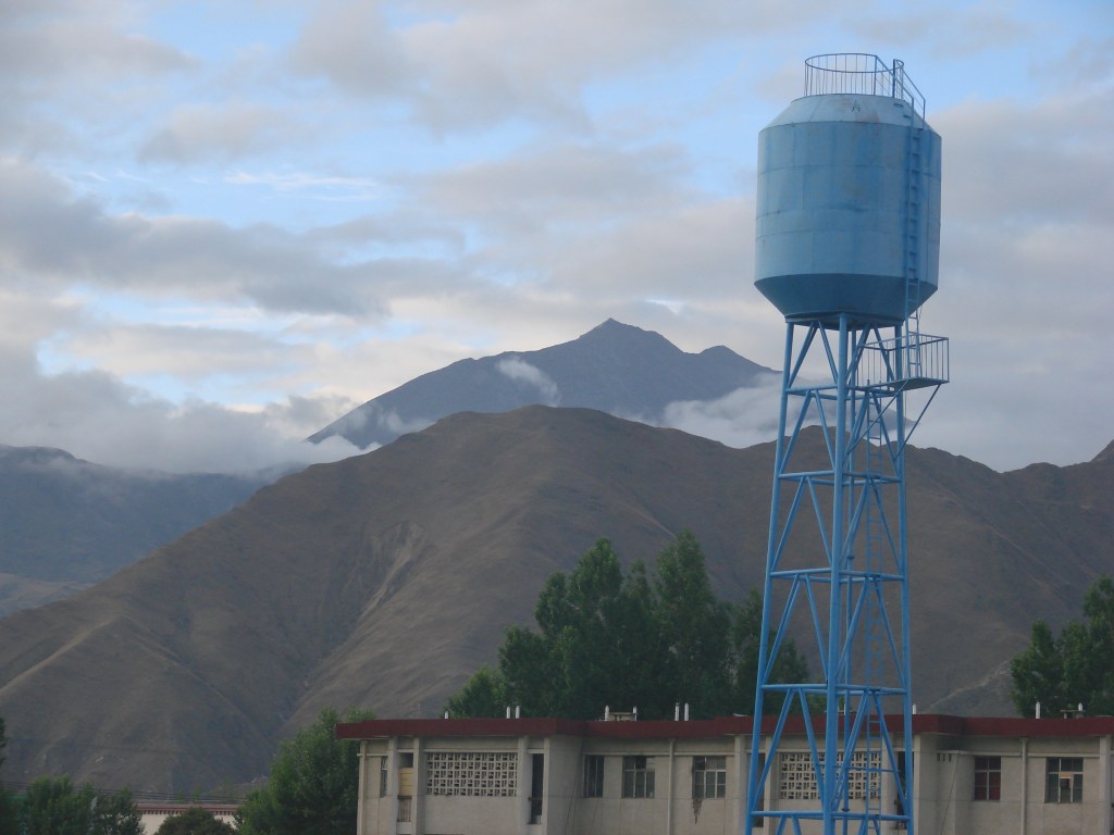 Tibet is so elevated that you could see the mountain peaks right where you're standing!