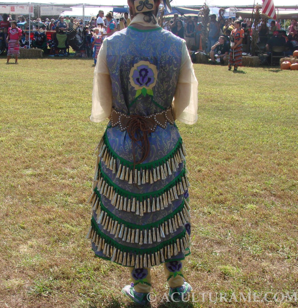 Jingle Dress designs vary according to tribe affiliation