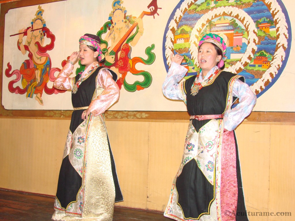 Tibetan Women Performing Guoxie Dance
