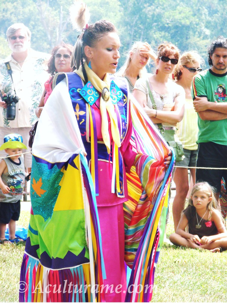 Virginia Indian Festival Dancer performing the "Butterfly Dance" to express renewal and in giving thanks for new life, seasons, and new beginnings