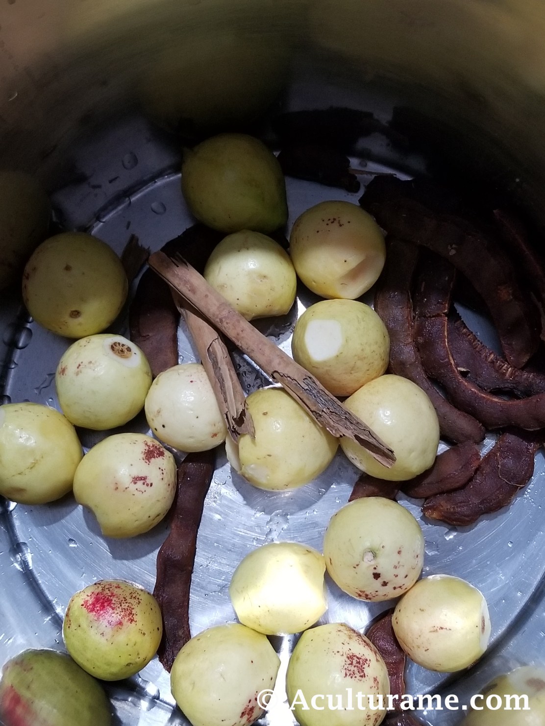 Mexican Christmas Punch has guava, tamarind, and cinnamon.